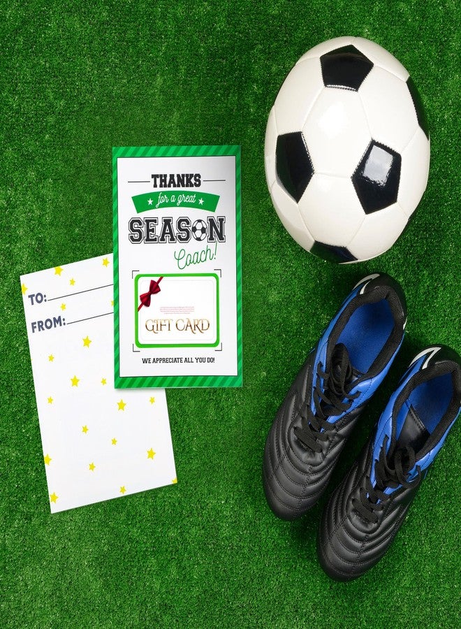 GlikCeil 4 Sets Thank You Coach Gift Card Holders with Envelope Coaches Thanksgiving Appreciation Gifts for Men Women Soccer Season Team Basketball Coach Retirement Birthday Gifts - Image 3